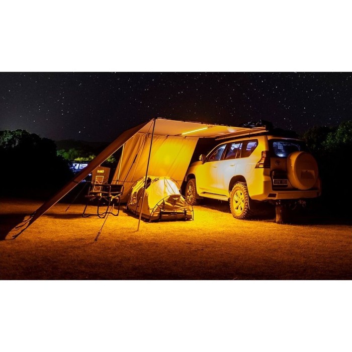 Toldo Camper lateral com tampa de PVC com luz LED ARB