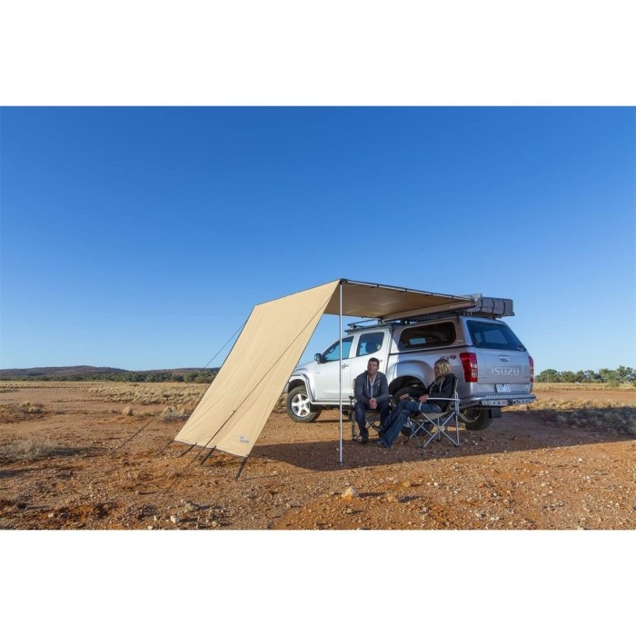 Toldo Camper  lateral con funda de PVC 125 cm de ARB