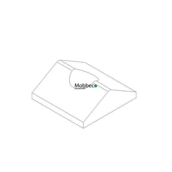 Pieza superior de Fijación de tubo parrilla a perfil lateral