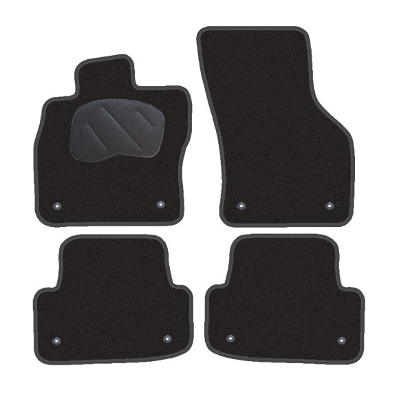 Tapetes de alcatifa para Audi A3 sedan (8V)