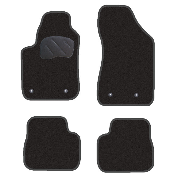 Tapetes de alcatifa para FIAT PANDA (169)