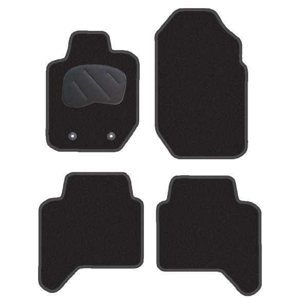 Alfombrillas moqueta para FORD RANGER (Cabina simple)