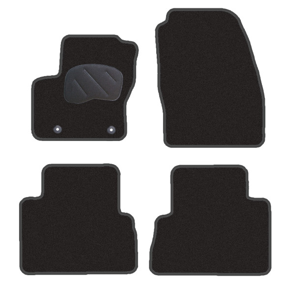 Tapetes de alcatifa para FORD RANGER (cabine dupla)