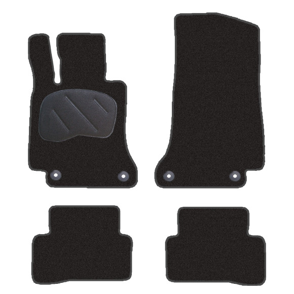 Alfombrillas moqueta para MERCEDES CLASE GLK (X204)  Automatico