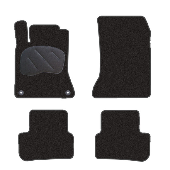 Alfombrillas moqueta para MERCEDES CLASE C  (W204) Automatico