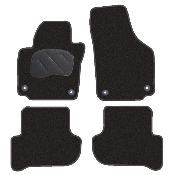 Tapetes de alcatifa para SKODA SUPER B III (3V)