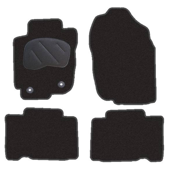 Tapetes de alcatifa para TOYOTA HILUX VIII (Cabine dupla)