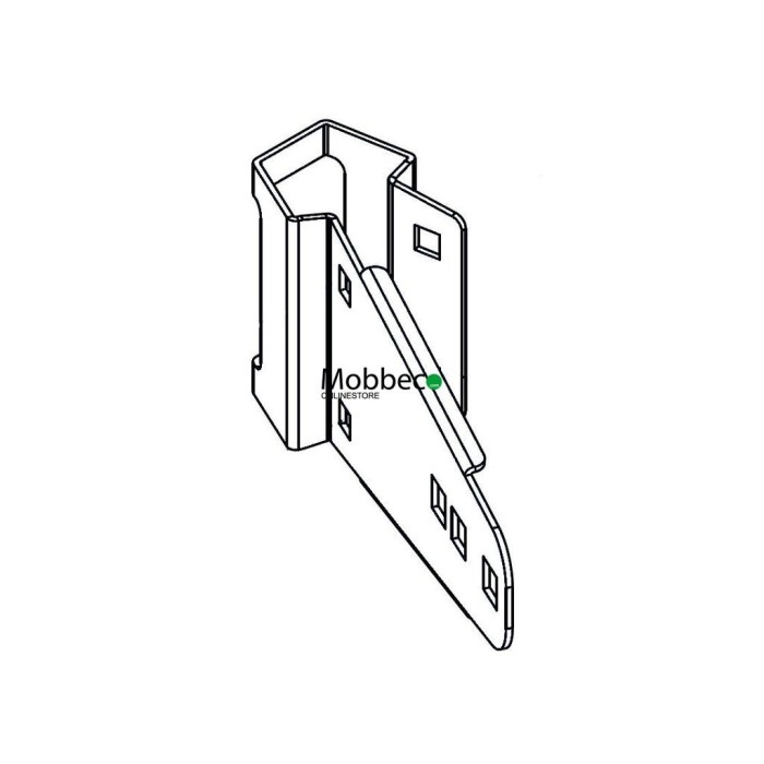 Clip de fixação n.º 643 para escada Cruz