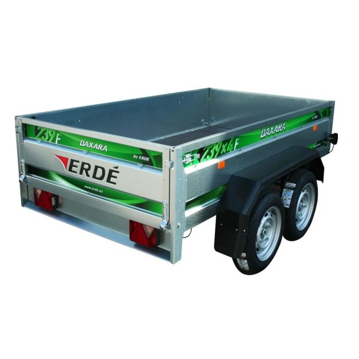 Remolque de doble eje DAXARA 239x4 con freno