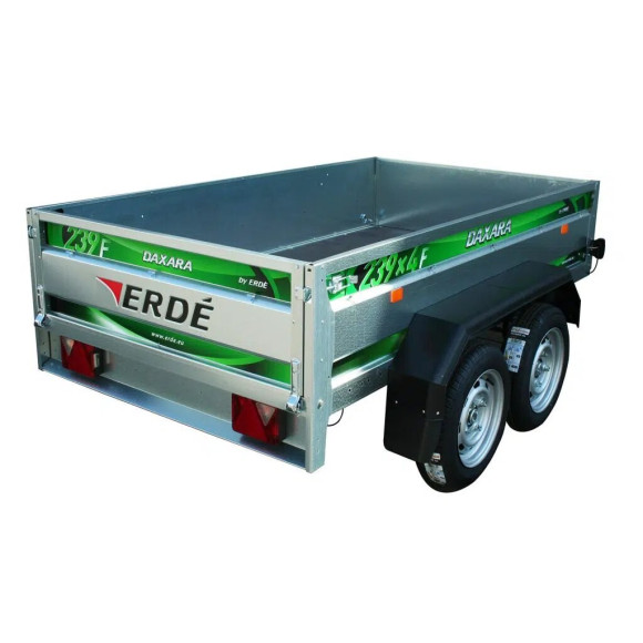 Remolque de doble eje DAXARA 239x4 con freno