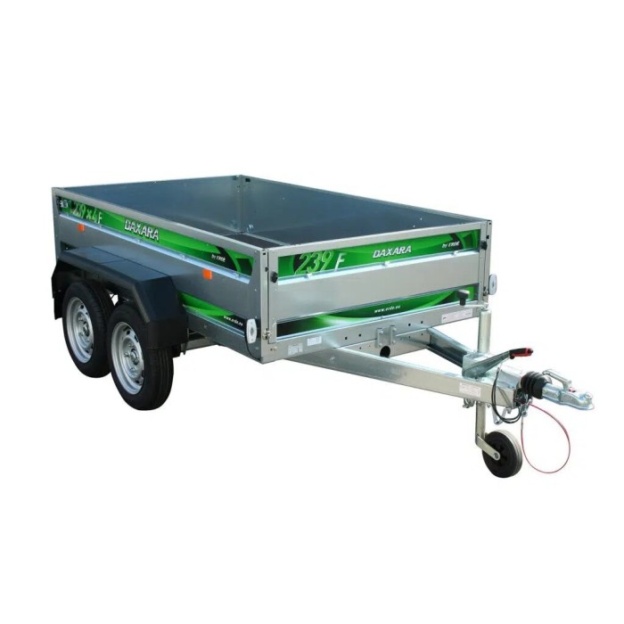 Remolque de doble eje DAXARA 239x4 con freno