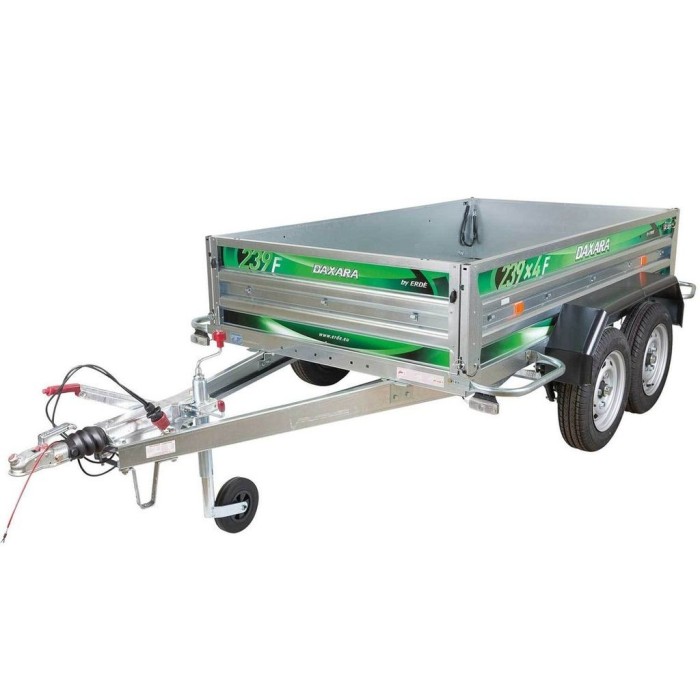 Remolque de doble eje DAXARA 239x4 con freno