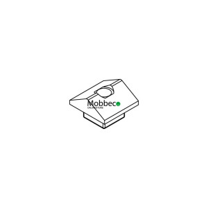 Pieza inferior roscada de la fijación de tubo parrilla a perfil lateral (Repuesto)