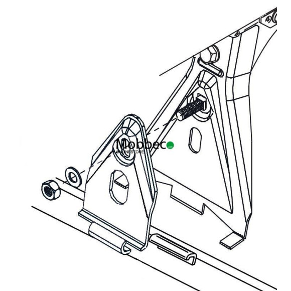 Kit de anclaje 4 soportes CRUZ T. Hiace (96--07--19) (fixpoint)