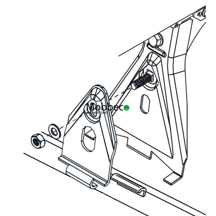 Kit de anclaje 6 soportes CRUZ T. Hiace (96--07--19) (fixpoint)