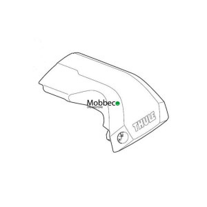 Thule 54246 Tulipa direita para WingBar Edge Flush Rail Co-Pilot Side