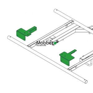 Bolsa de fijaciones portamatrículas para plataforma CRUZ Tailo 2