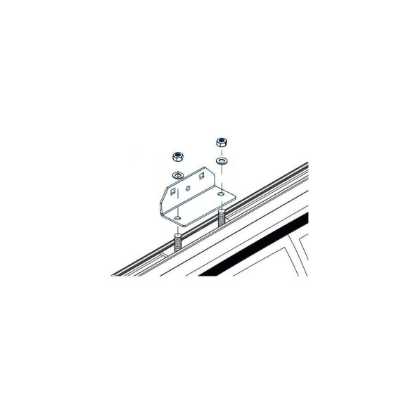 Kit de anclaje 6 soportes CRUZ Land Rover Defender 110-130-P400e (20--)