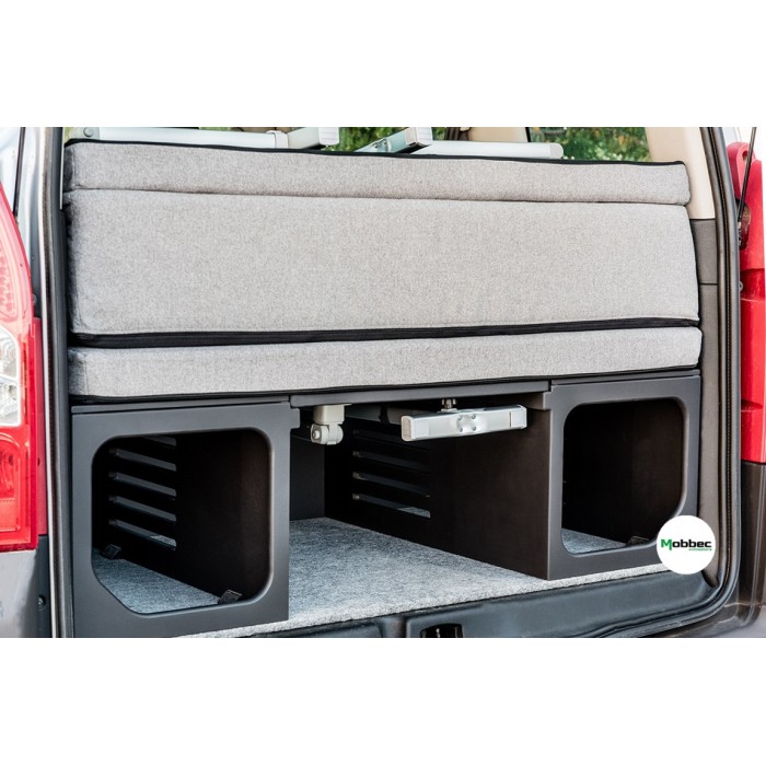 Mueble camper y kit de cama para Peugeot Rifter XL corta al mejor precio
