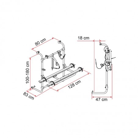 Portabicicletas Fiamma Caravan Universal al mejor precio
