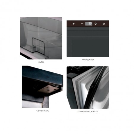 Frigorífico autocaravana/ Frigorífico compressor 12v Dreiha CBX65N