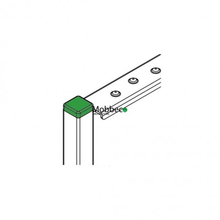 Tampa de extremidade quadrada 20x20 STR-K-20
