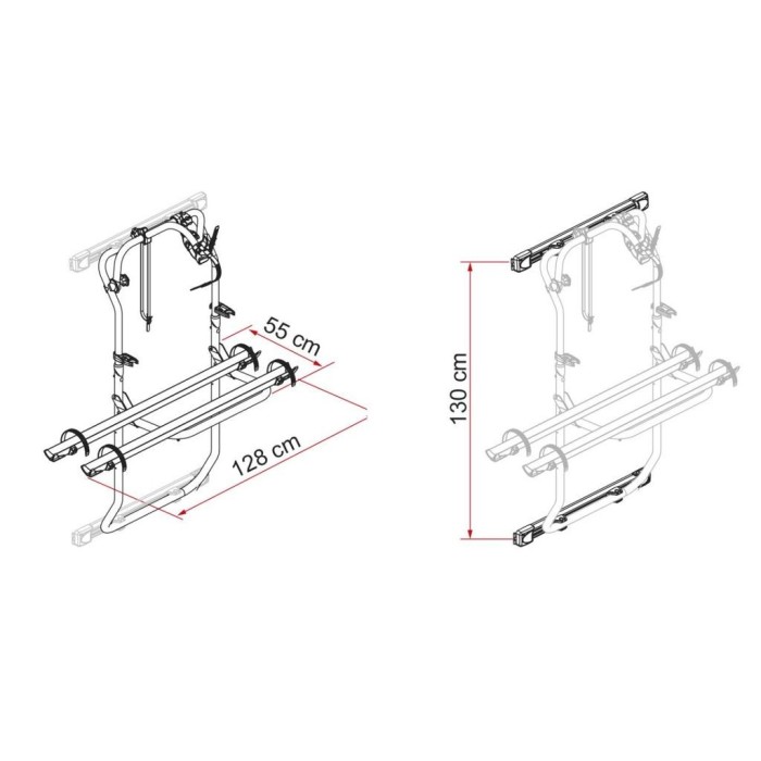 Porta-bicicletas Fiamma DJ para F. DUCATO (06-) ao melhor preço