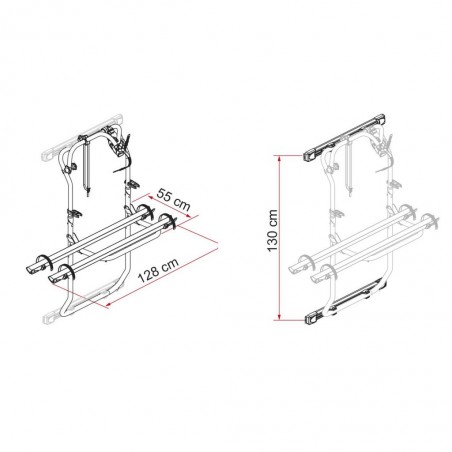 Portabicicletas Fiamma DJ para F. DUCATO (06-) al mejor precio