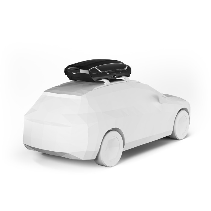 Caixa de tejadilho do carro Thule Motion 3 M (Preto)