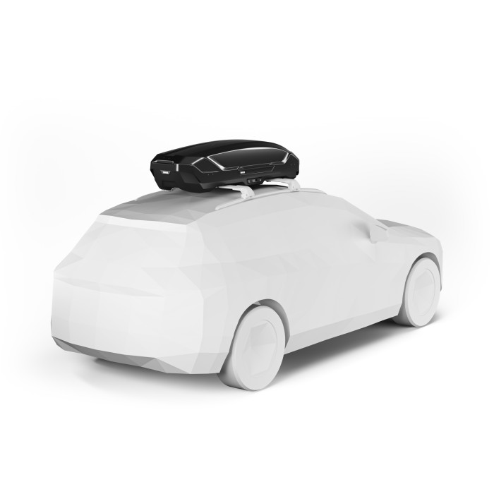 Caixa de tejadilho do carro Thule Motion 3 XXL Low (Preto)