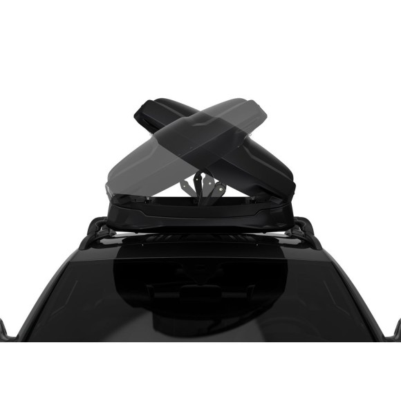 Caixa de tejadilho do carro Thule Vetor L titan matte