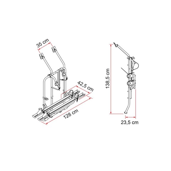 Portabicicletas Fiamma Carry-Bike Volkswagen T4