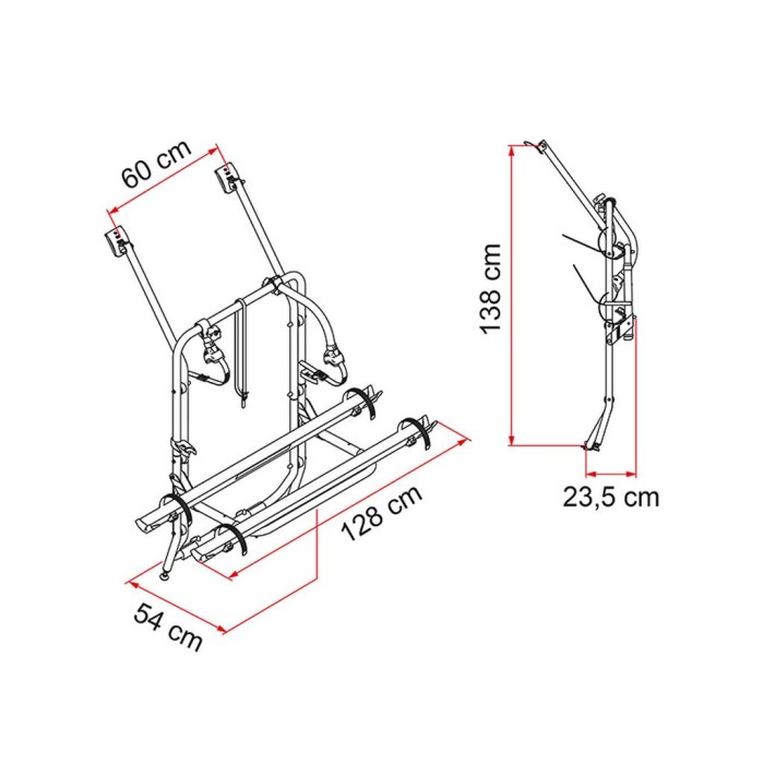 Porta-bicicletas de porta Volkswagen T4 Carry-BikeBike