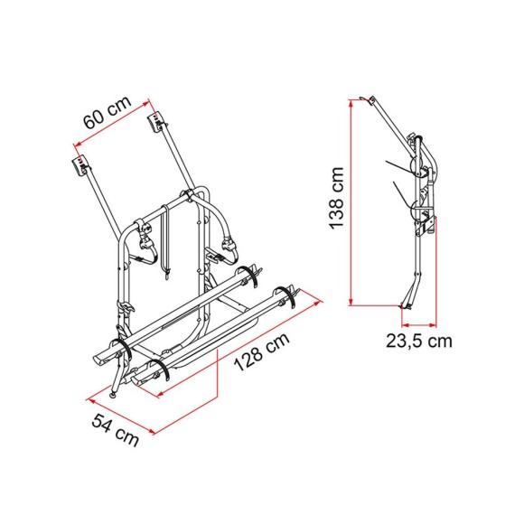 Porta-bicicletas de porta Volkswagen T4 Carry-BikeBike