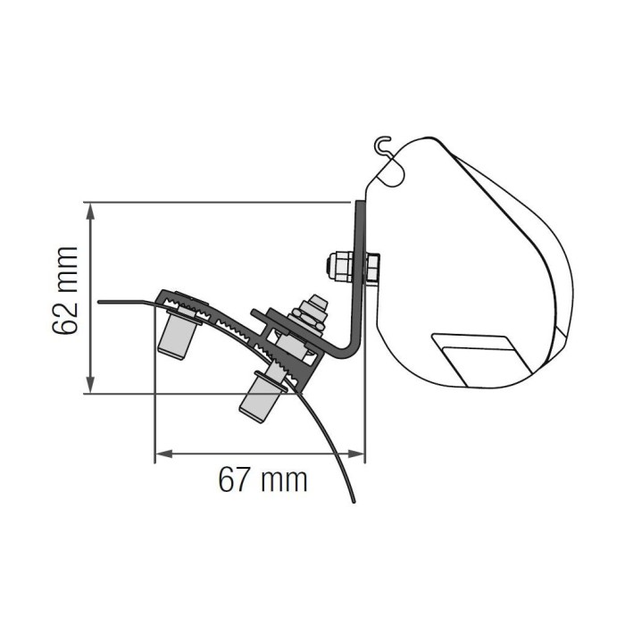Toldo Fiamma F35Pro para Jumpy/Expert/ProAce L2H1 (16-)