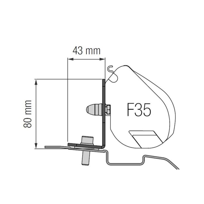 Toldo Fiamma F35Pro para N. NV200 L1H1 (09-)