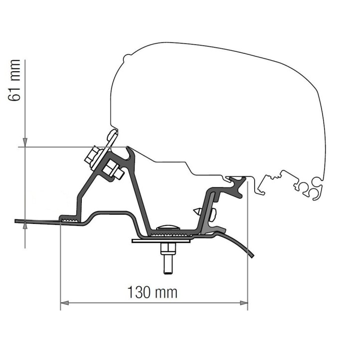 Fiamma Toldo F80S para M. Sprinter L3H2 (06-18)