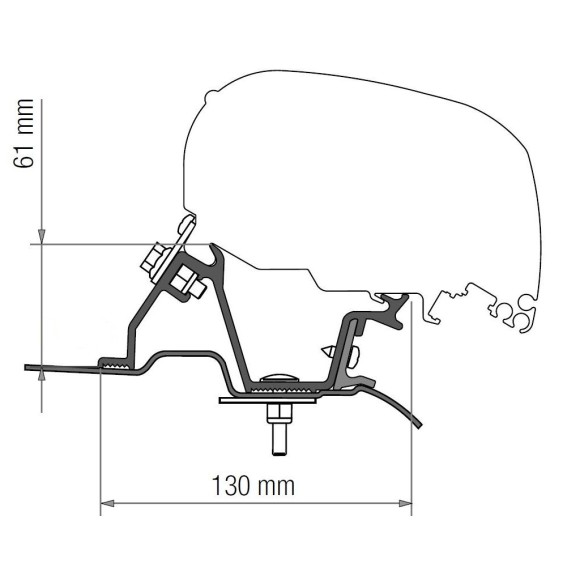 Toldo Fiamma F80S para M. Sprinter L3H2 (06-18)