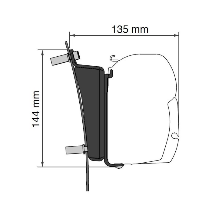 Fiamma toldo F45S para Ford Transit L3H3 (14-)