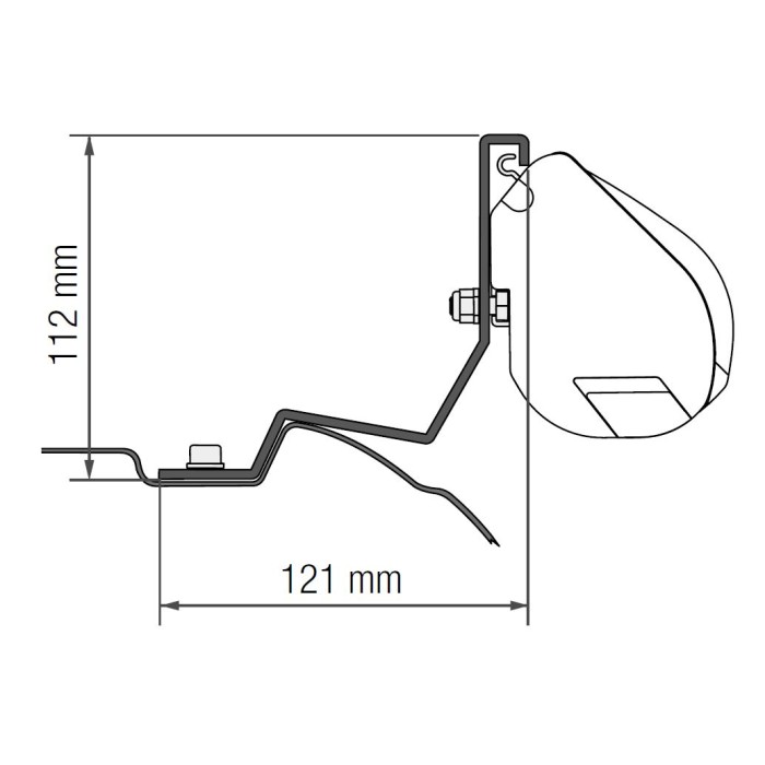 Toldo Fiamma F35Pro para M. Vito L2H1 W639 (2003-2014)