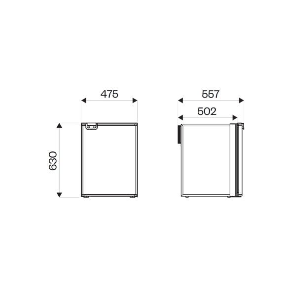 Nevera camper/ Nevera compresor 12V/24V Indel B Cruise 85