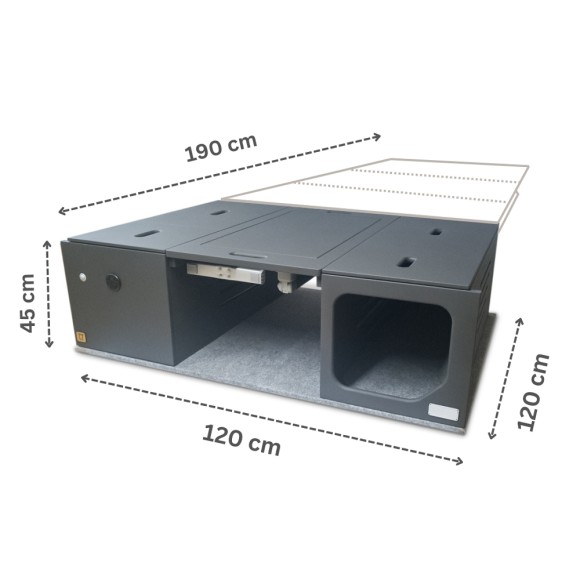Mueble camper universal para Furgonetas medianas al mejor precio