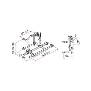 Portabicicletas autocaravana Fiamma Carry Bike Pro C N al mejor precio 2
