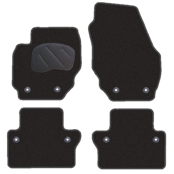 Tapetes de alcatifa para VOLVO V70 III