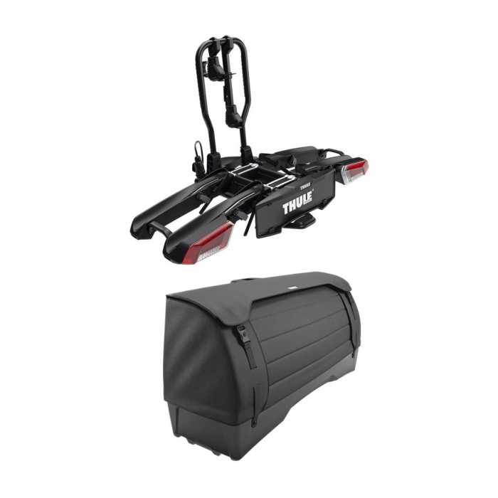 Cofre Thule Onto2 + portabicis EasyFold 3 (2 bicis) | Mobbec