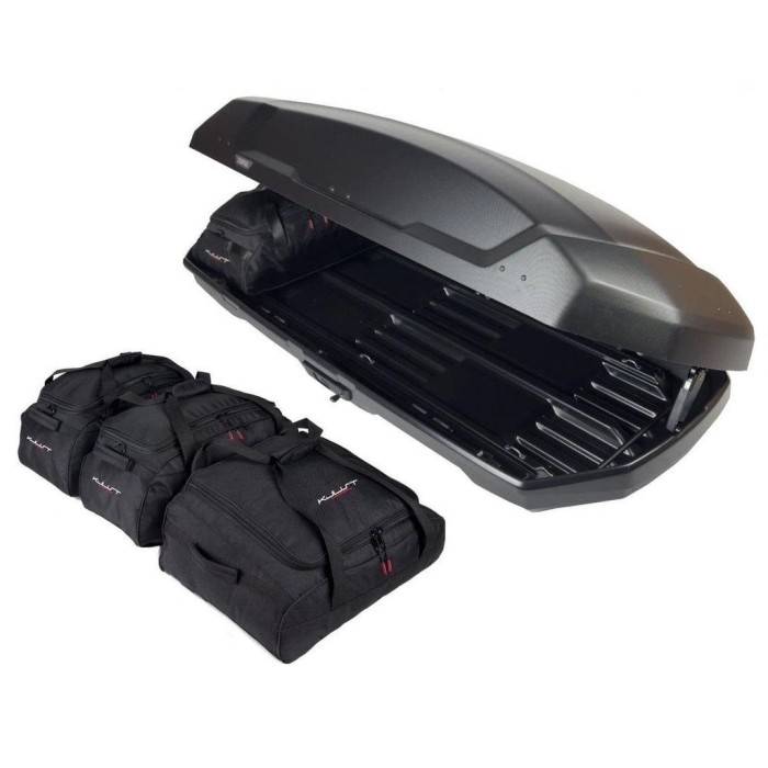 Embalagem de 4 sacos de Kjust para Thule Force 3 L