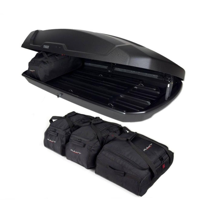 Pack de 4 bolsas para a bagageira de tejadilho Thule Force XT XL