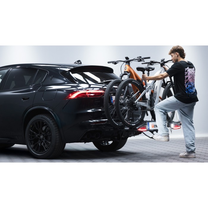 Portabicicletas de bola TowBike Pro 2 compatible con bicis eléctricas