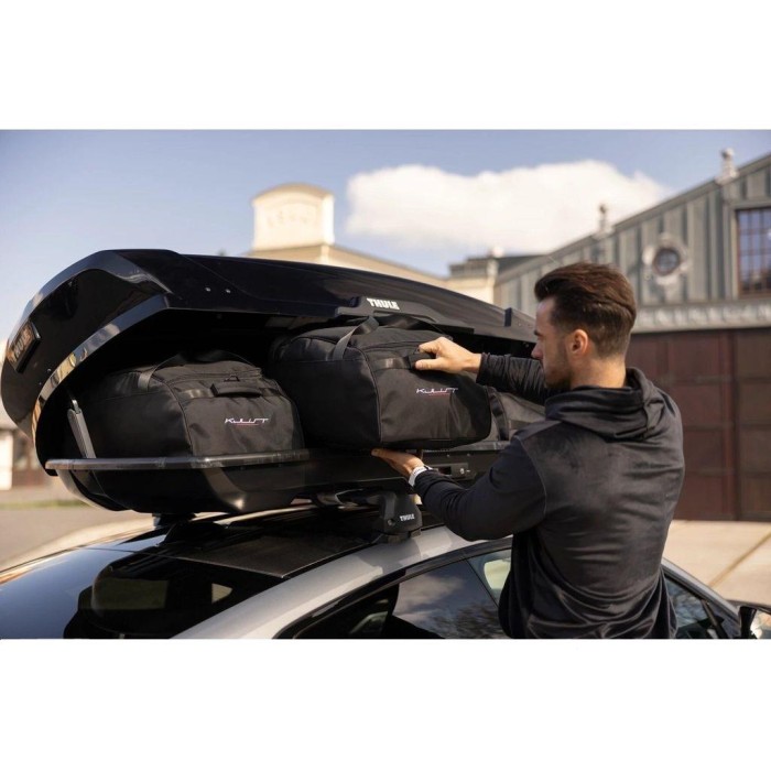 Conjunto de bolsas para bagageiro de teto THULE Vector Alpine · Mobbec