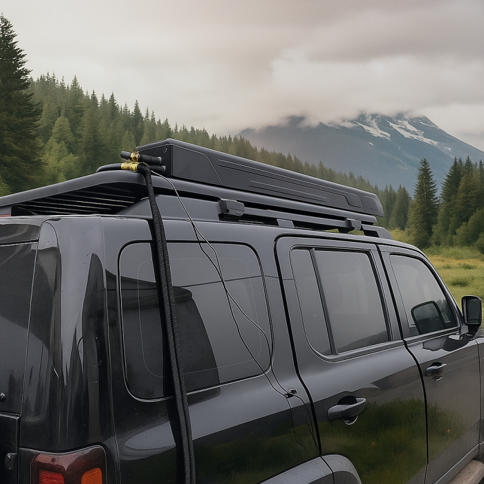 Ducha Portátil 12V para Furgonetas y 4x4 | Mobbec